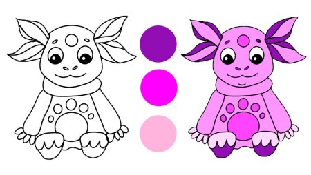 Герои мультика Лунтик раскраска