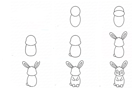 Поэтапное рисование животных