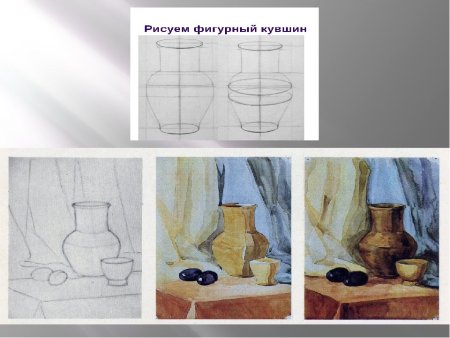 Поэтапное рисование натюрморта