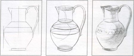 Этапы рисования геометрических фигур