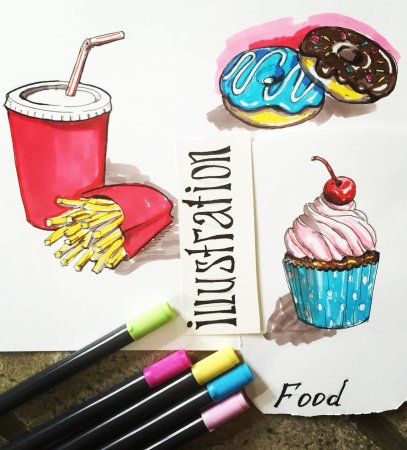 Кекс для рисования