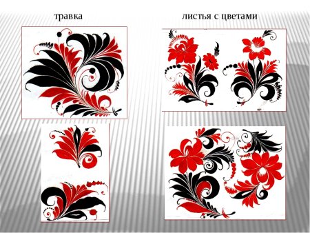 Хохломская роспись элементы узора