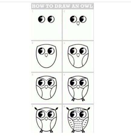 Рисование Совы