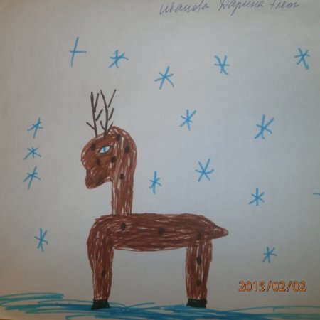 Зимняя сказка рисунок