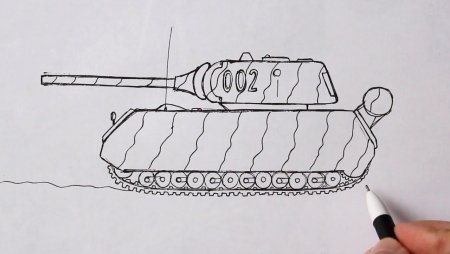 Танк кв2 пошагово