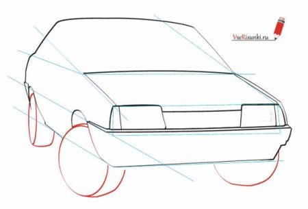 ВАЗ 2109 контур машины