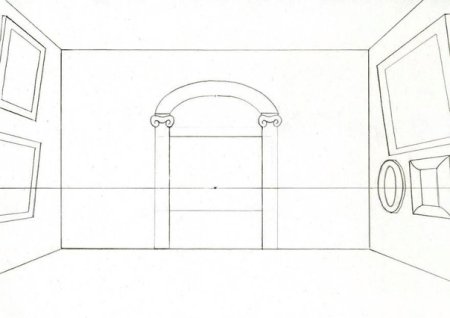 Нарисовать интерьер музея