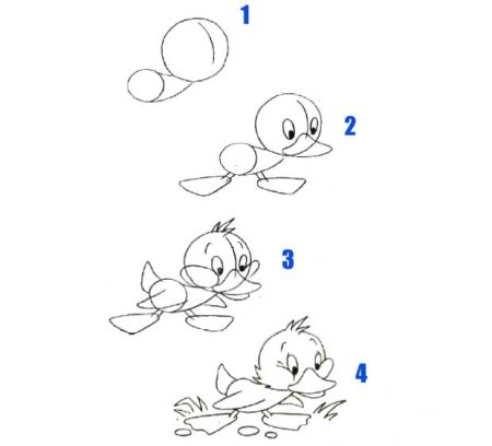 Рисование Кроша из смешариков поэтапное