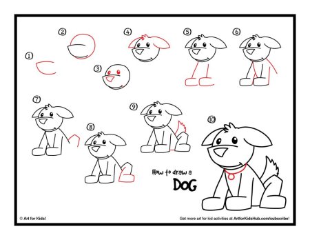 Лежачая собака рисунок
