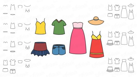 Рисунки одежды