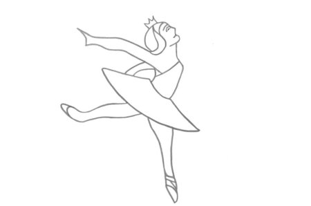 Как рисовать балерину