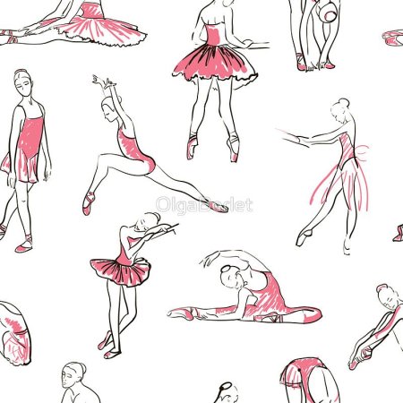Балерина рисунок по этапно
