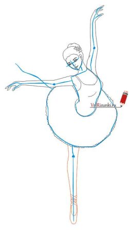 Детские рисунки балерины