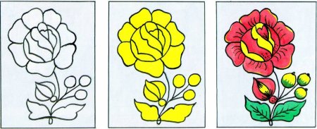 Поэтапное рисование узоров