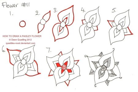 Легкие орнаменты для рисования