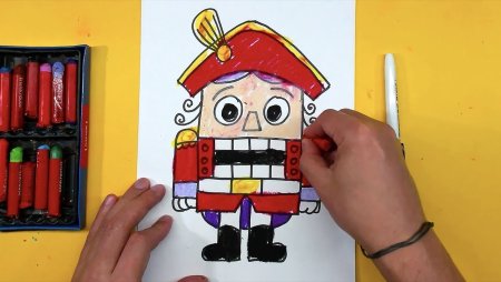 Щелкунчик рисунок детский