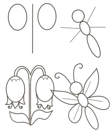 Схемы рисования для детей