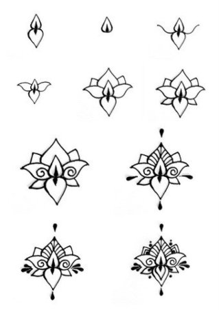 Маленькие лёгкие рисунки
