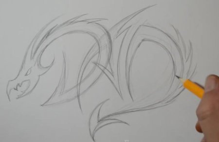 Тату для начинающих ручкой