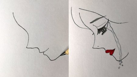 Грустные рисунки