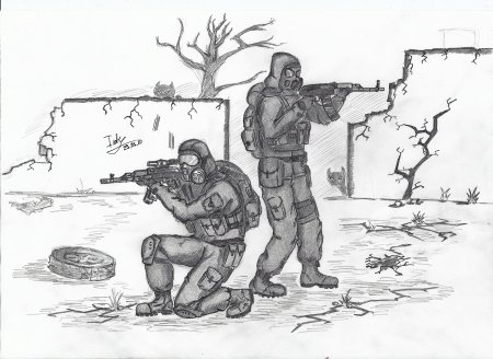Хищник рисунок карандашом легкий для начинающих