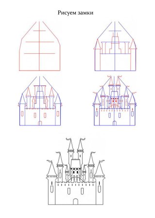 Романский стиль в архитектуре рисунки лёгкие