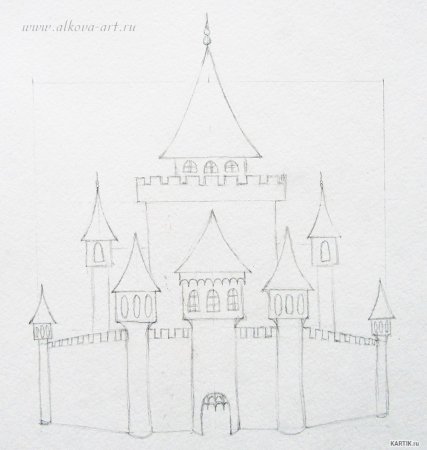 Замок для срисовывания