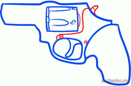 Револьвер карандашом