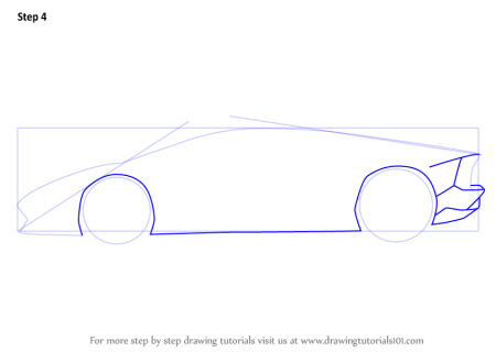 Ламборгини рисунок поэтапно