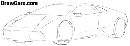 Фото машины Lamborghini рисунок