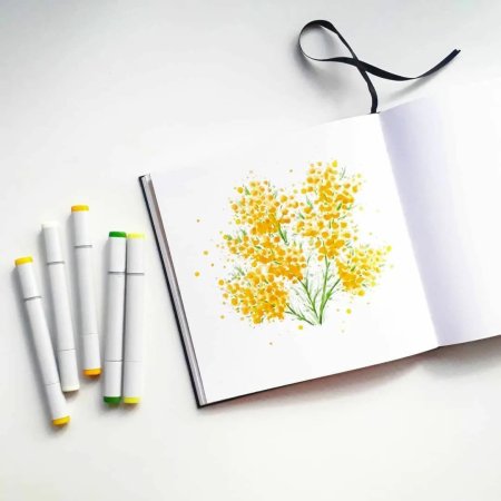 Рисунки для скетчбука маркерами