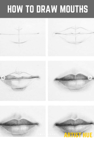 Нарисовать губы