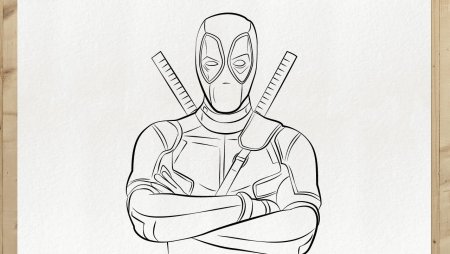 Дэдпул рисунок ТСС