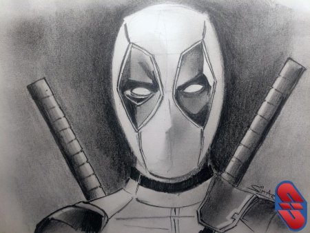 Нарисовать Дэдпула легко
