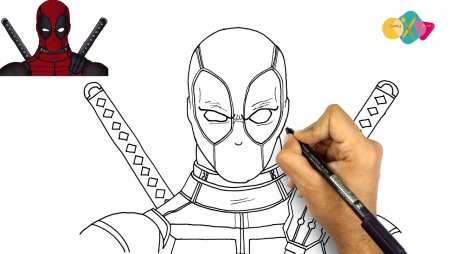 Как правильно рисовать Дэдпула