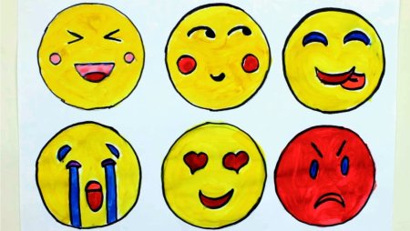 Смайлики для срисовки карандашом