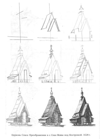 Архитектура рисунок карандашом для начинающих