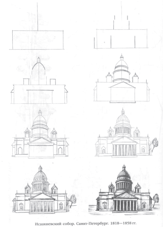 Исаакиевский собор поэтапно