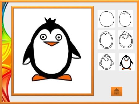 Как нарисоватьпингаина