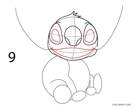 Stitch by steps