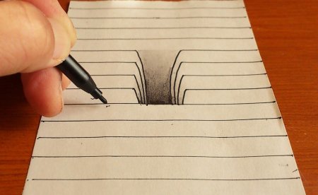 Иллюзия карандашом для начинающих