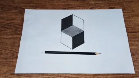 Объемная лестница рисунок