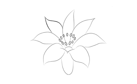 Цветик семицветик рисунок карандашом