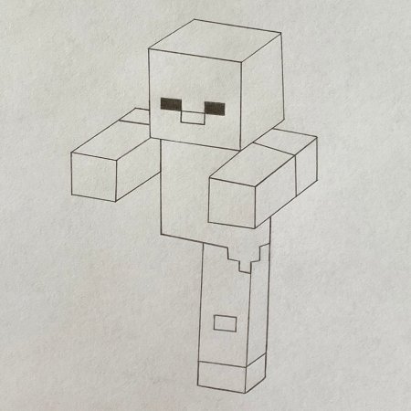 КРИПЕР карандашом