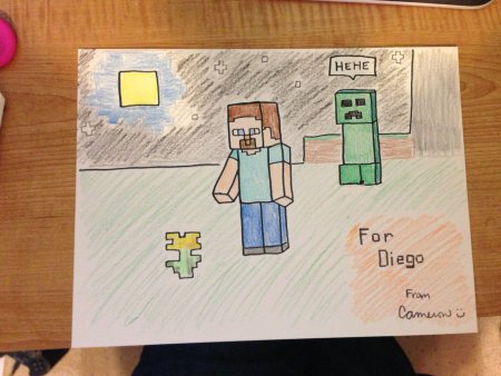 Раскраска для мальчиков майнкрафт Стив и КРИПЕР