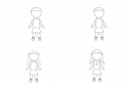 Аниме голова 3/4