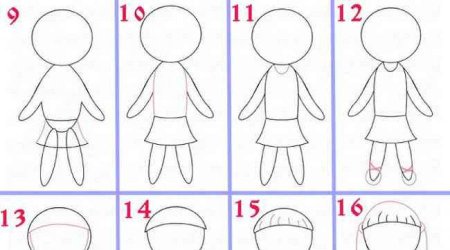 Как нарисовать куклу