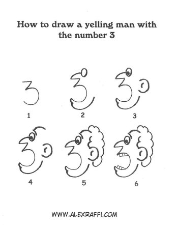 Рисунки из цифр