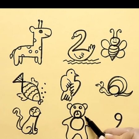 Рисование из цифр