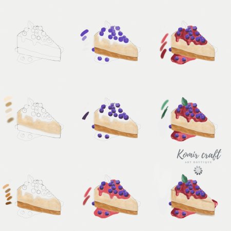 Как нарисовать курицу поэтапно